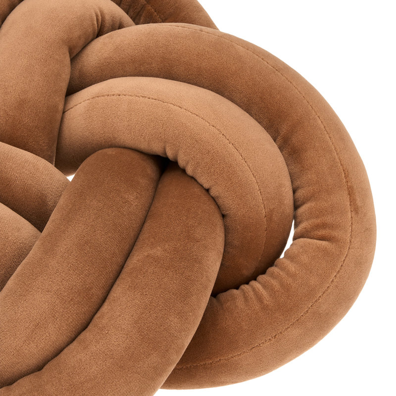 Cotton Backrest Cushion, Brown