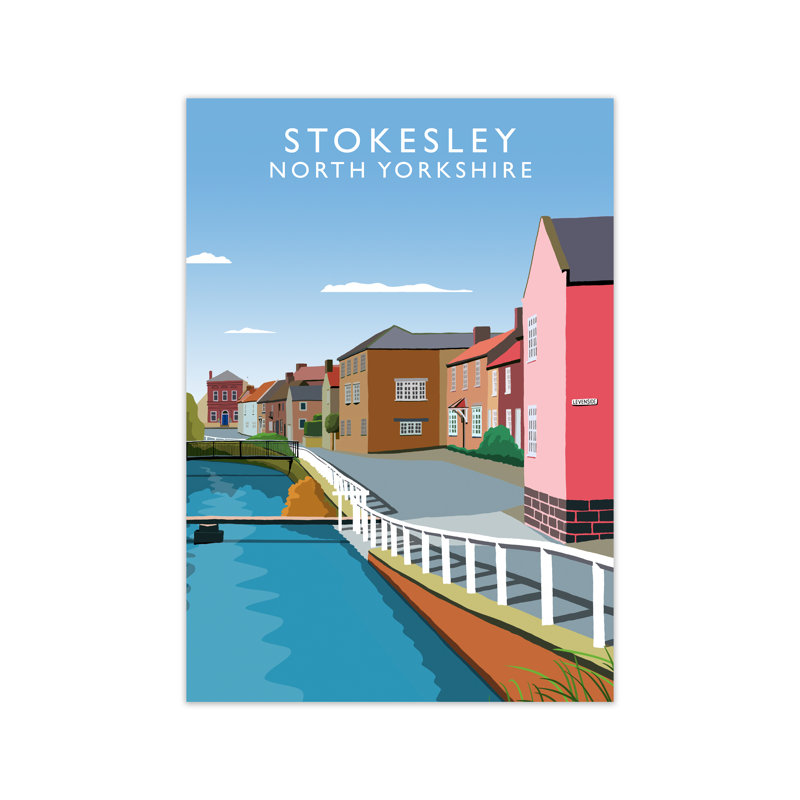 Stokesley North Yorkshire by Richard O'Neill - Print, 42 cm H x 29.7 cm W