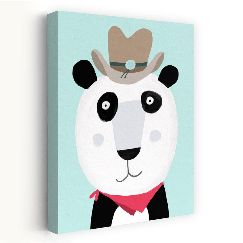 Art contemporain, art panda contemporain, H 24 po x l 16 po