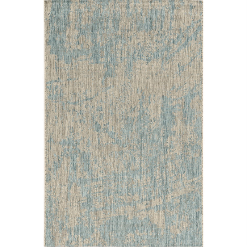 Adilynn Abstract Indoor / Outdoor Rug, Rectangle 2' x 3'