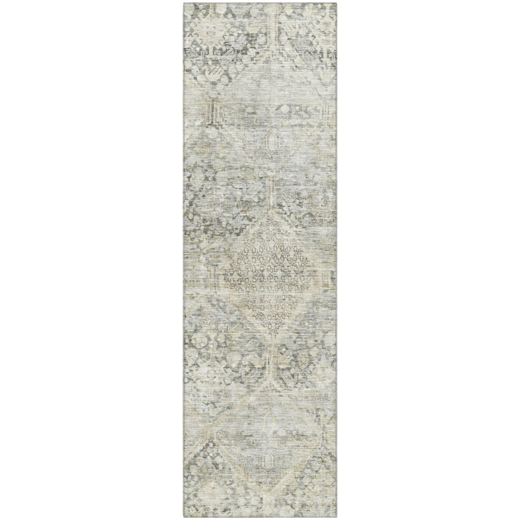 Premium Machine Washable Bucz AMF1745 Geometric Rug