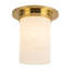 Mineral 8-in Brass Flush Mount-2016278281-2016278276