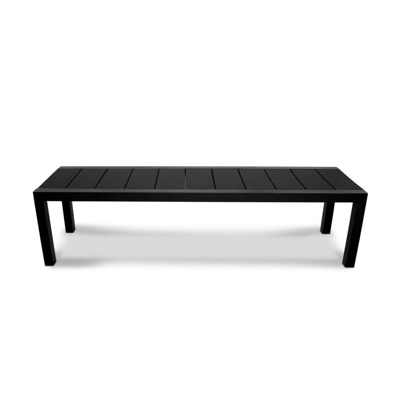 Banc 68 po POLYWOOD Surf City, Noir texturé / Noir anthracite