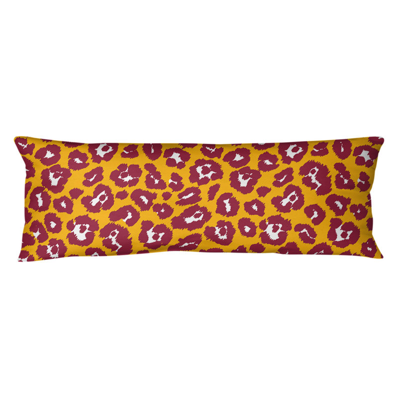 Polyester Medium Pillow, Polyester, Yellow/Red