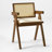 Mila Rattan Solid Wood Dining Chairs, Walnut-1922918480