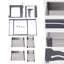 Organisateur de coin d'armoire coulissant Blind
