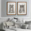 «Bridge Crossing I», ensemble de 2 reproductions d'art encadrées-497132694-497132695-497132692