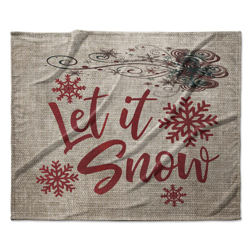 Jeté Let It Snow, l 50 po x L 60 po