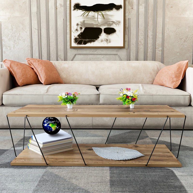 Cashlyn Coffee Table, Oak Wood