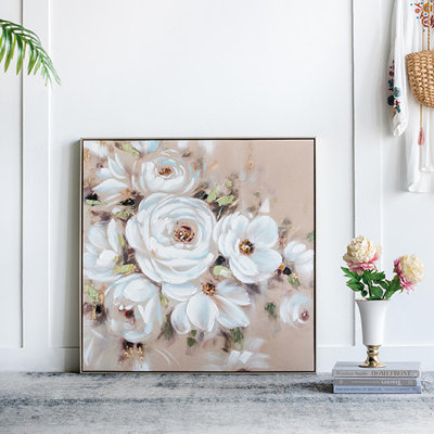 36 po x 36 po, reproduction d'art sur toile carrée encadrée