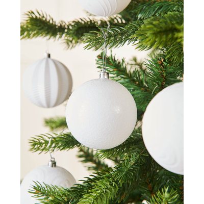 9.29cm Solid Colour Plastic / Acrylic Bauble