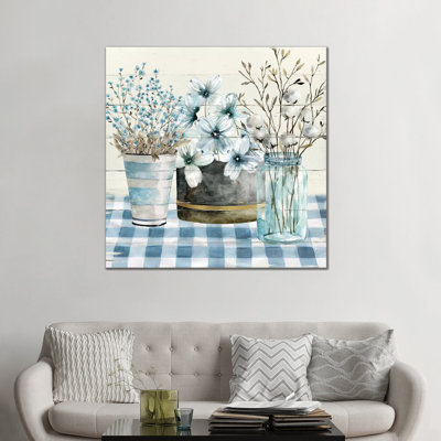 «Blue Farmhouse» par Carol Robinson - reproduction imprimée