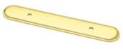 Pull Backplate 3", Satin Nickel