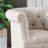 Starks Upholstered Chesterfield Chair with Ottoman-1083616617