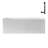 Streamline 60 in. x 30 in. Acrylic Right-Hand Drain Alcove Bathtub in Glossy White With External Drain-108298478