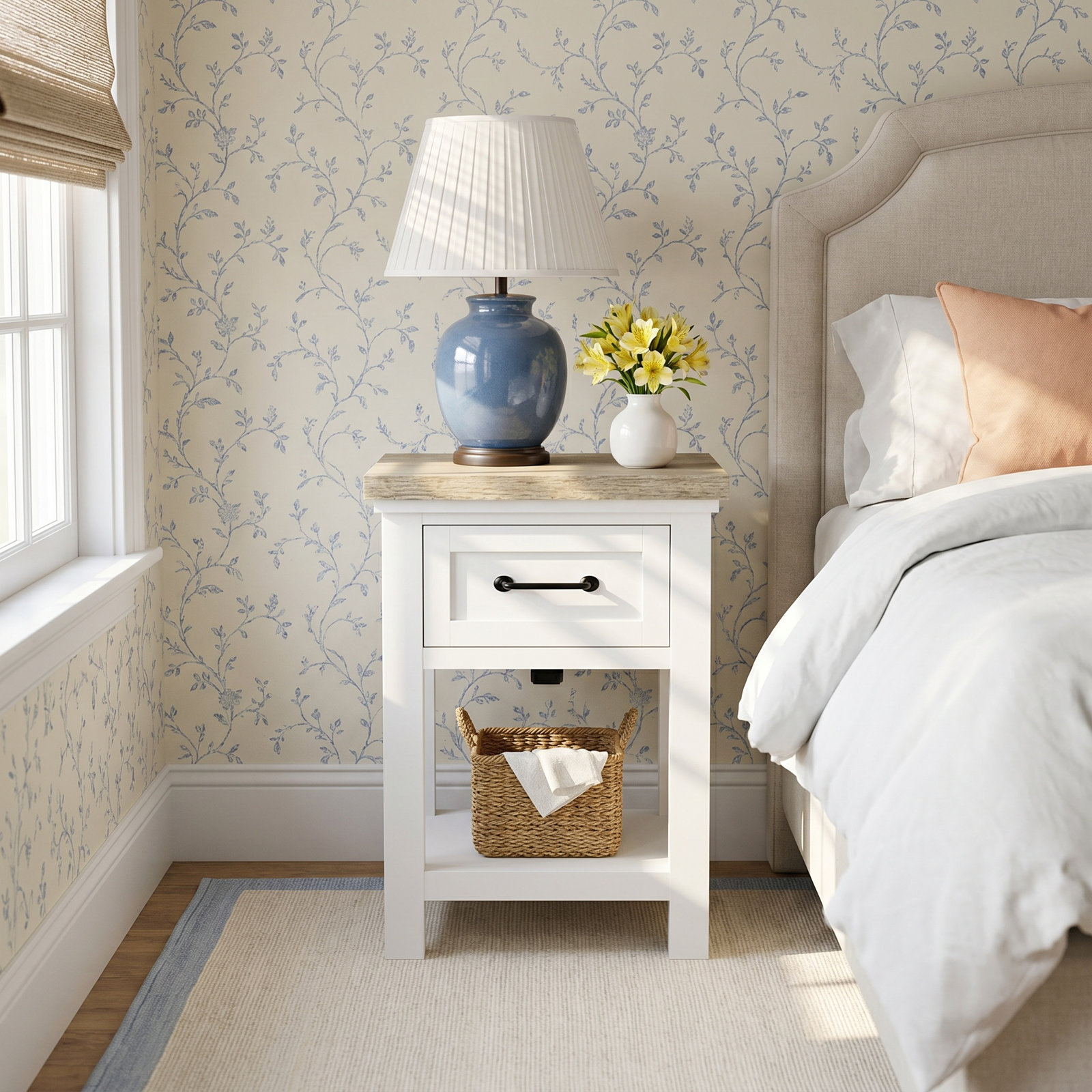 Kenya Nightstand, Cloud/Fog