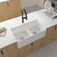 33'' L Double Bowl Fireclay Kitchen Sink