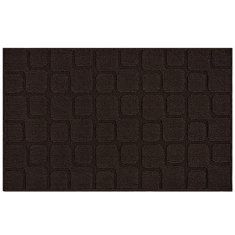 Tapis antidérapant antidérapant et résistant, Brun, 20 po x 32 po