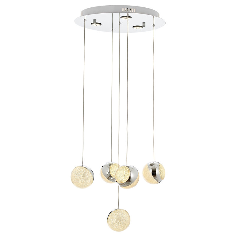 Lustre en grappe à 5 lumières