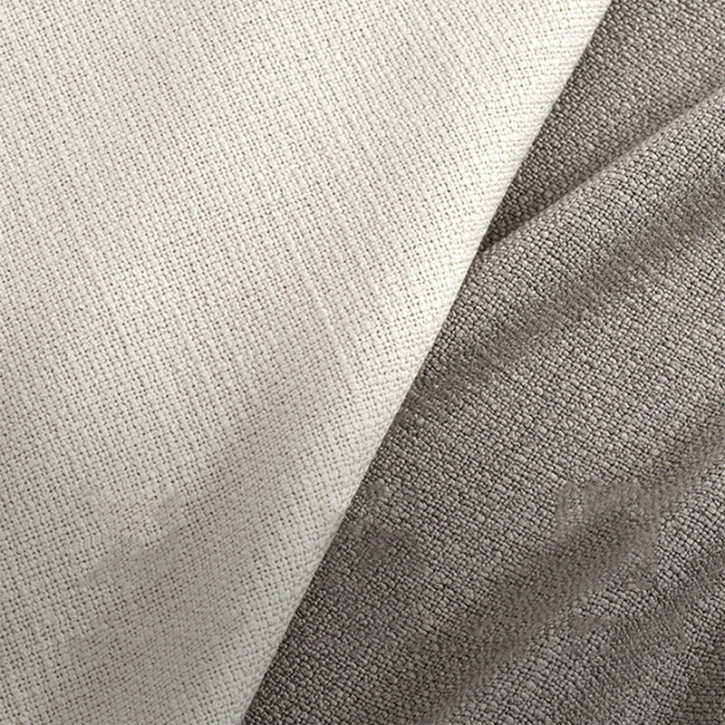 Canapé modulaire en velours gris, Gris