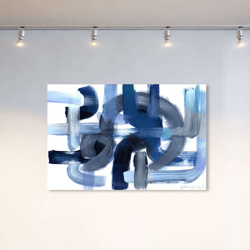 «Abstract More Than Hope» - reproduction d'art, Toile tendue, H 36 po x l 54 po x P 1,5 po