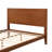 Mid-Century Modern Bamboo Platform Bed - No Box Spring Needed, Wood Slat Metal Support, Easy Assembly-376953072-395027727
