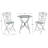 Aisling 2 - Person Metal Patio Dining Set with Round Table-524575919
