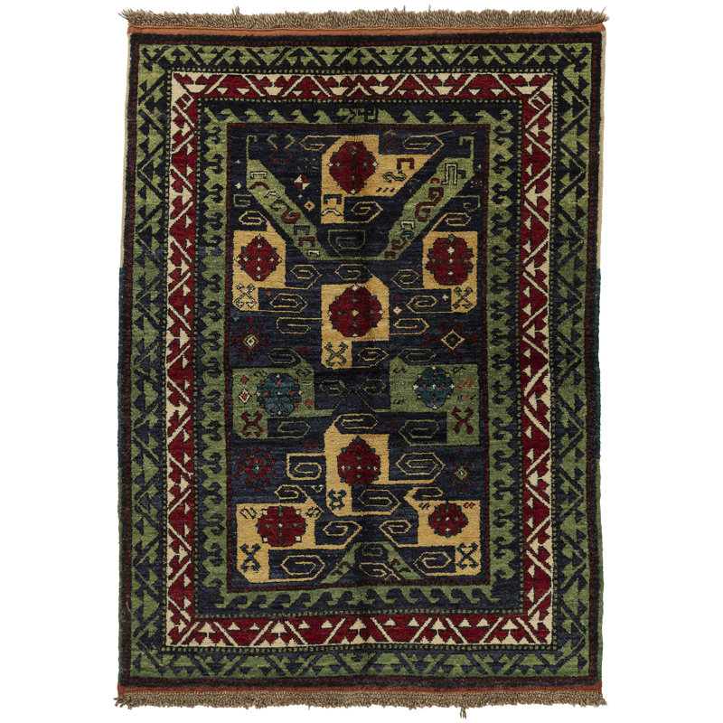 One-of-a-Kind 5' X 6' Hand Knotted Area Rug