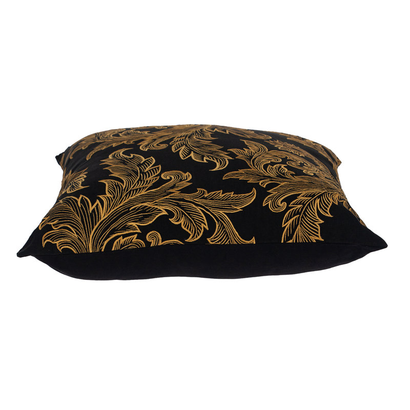 Parkland Collection Mertha Black Throw Pillow