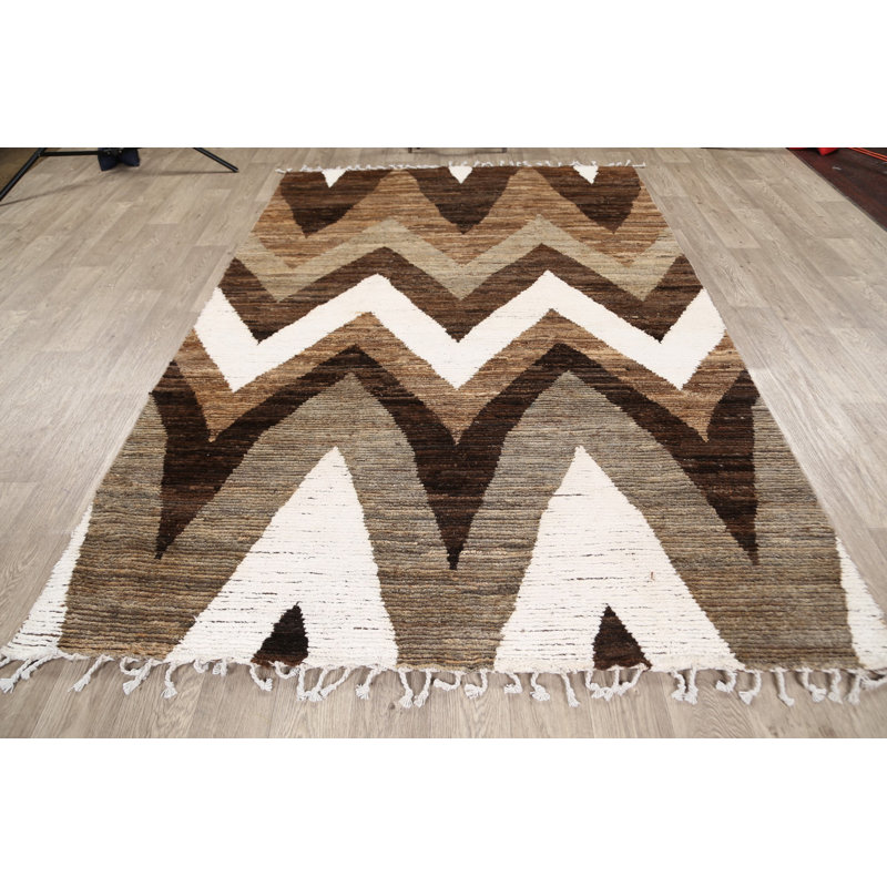 One-of-a-Kind 5'7" X 8'8" Wool Area Rug in