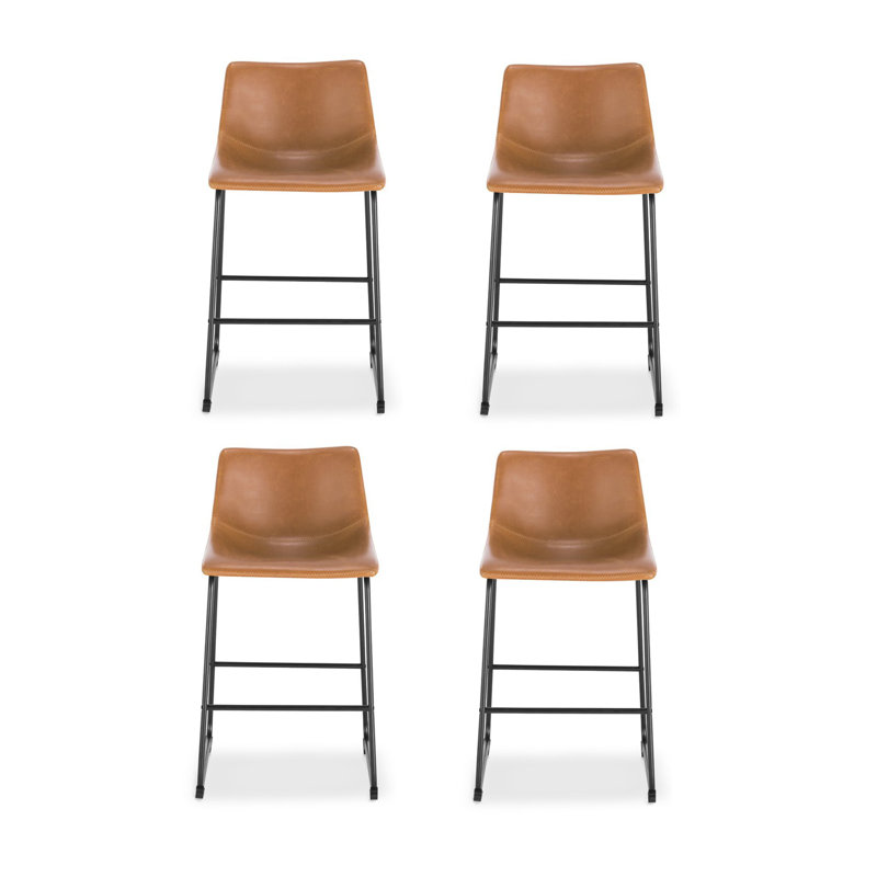 Tabouret de comptoir 26 po, Brun clair