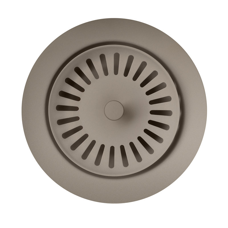SILGRANIT-Matched Metal Sink Basket Strainer, Truffle