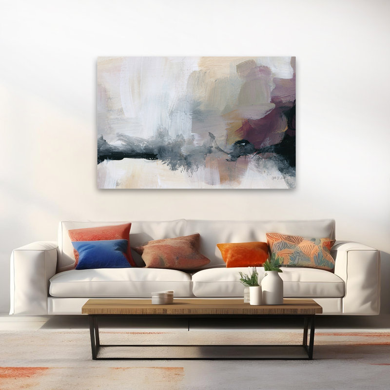 Abstract - Bluster II, 40" H x 60" W