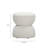 Tomlin Cream Performance Chenille Game Ottoman-579620190