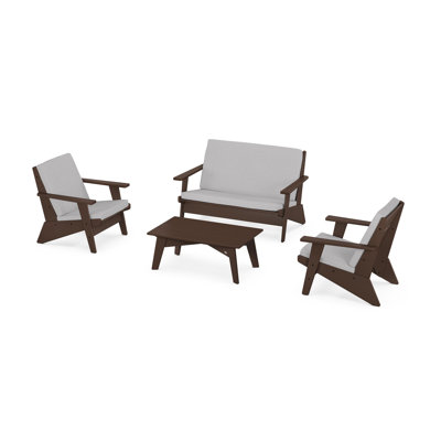 POLYWOOD® Riviera 4-Person Patio Seating Group