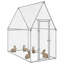 Poulailler en acier galvanisé 78,7 x 39,4 x 74,8 po-125375188