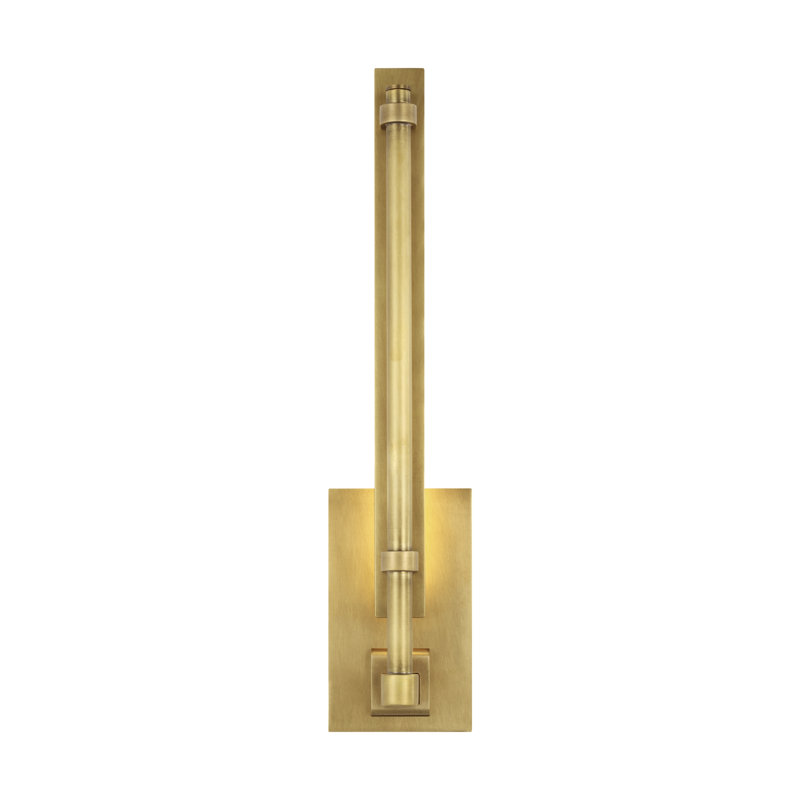 Kal 1 - Light LED Bath Sconce, Natural Brass
