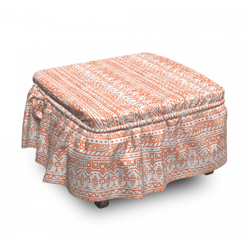Housse pour repose-pieds shapes geometric