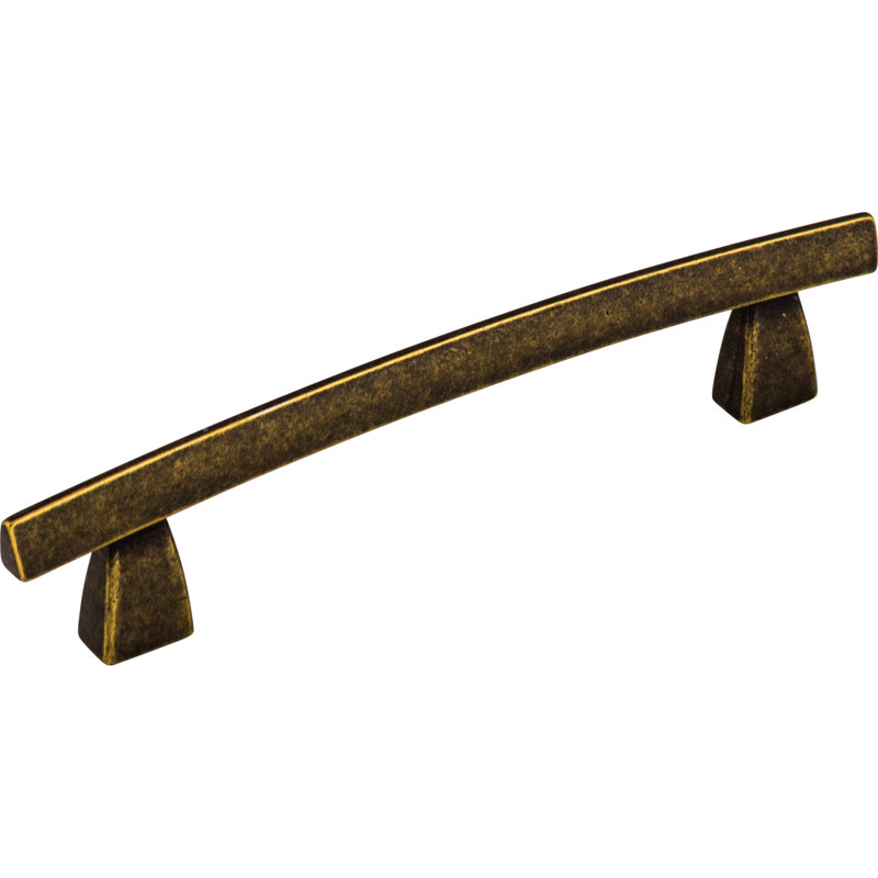 Arched Bar Pull, German Bronze, 5" Center to Center