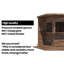 Dunster House Pressure Treated Garden Bar, 2.4m x 2.4m (8' x 8'), The Corner Hangover III, Fully Loaded Outdoor Bar