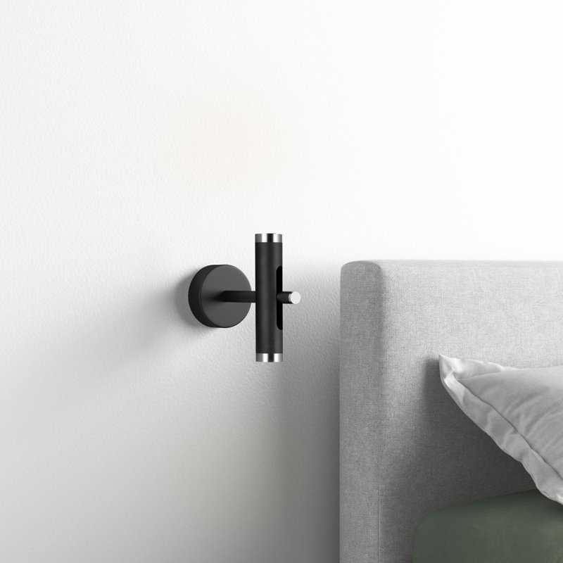 Pemberton Steel LED Armed Sconce