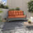 Wicker Outdoor Patio Sofa-1157918762
