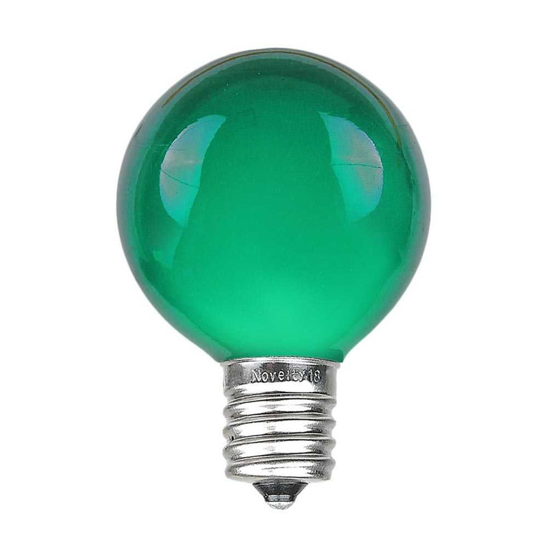 Lumières de chaîne globe de jardin 125 lumières 100 pi. patio, Vert, Noir