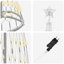  LED Christmas Tree 51 x 51 x 190 cm Metal-600711478