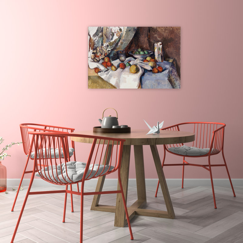 Nature morte aux pommes, 1895-98, estampe d'art mural abstrait contemporain, H 24 po x l 36 po