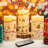 Set of 3 Flickering Battery-Operated Colourful LED Candles