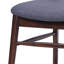 Ensemble de 2 chaises de salle à manger rembourrées Mid-Century avec structure en bois d'hévéa-1534828402-1534828401