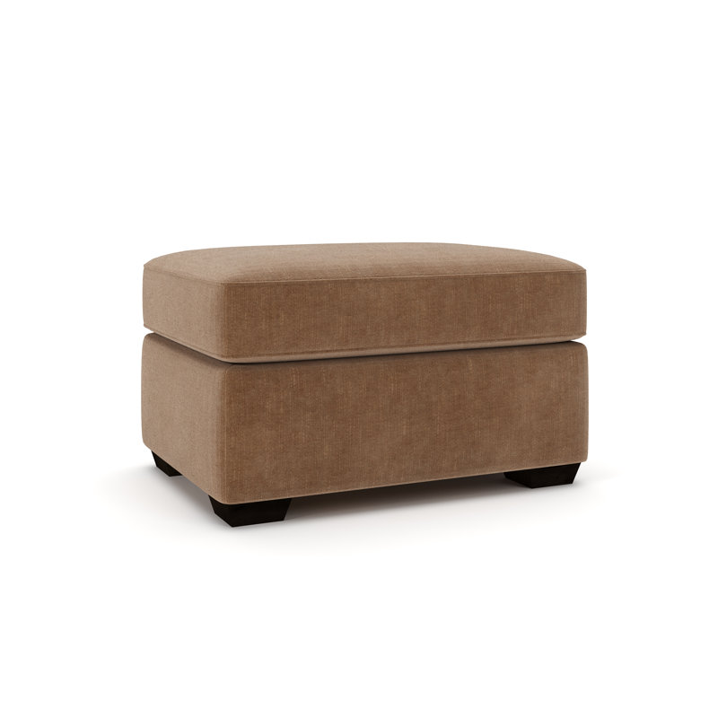 Francesca 32" Ottoman, Andrew Cognac Performance Chenille