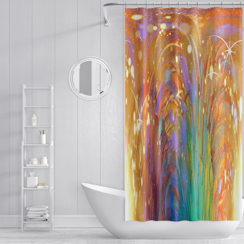 Bodcaw Shower Curtain, 93" H x 70" W