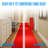 Non-Slip, Dirt-Trapping, Heavy-Duty Utility Runner Rug - (Extra-Long Custom Sizes Up to 55ft) - Absorbent for All-Weather, High-Traffic Entryways, Hallways, Patios & Offices - Red-1960485310